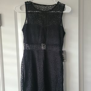Black Lace Express Dress NWT Size XS